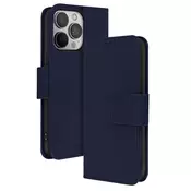 AVIZAR Denarnica etui za iPhone 13 Pro Max iz premium usnja s funkcijo stojala, Modra noč, (5000189974)