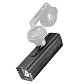 ROCKBROS Sprednja kolesarska luč 5000mAh 1500lm IPX6 Garmin in GoPro nosilec - črna
