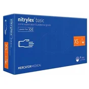 shumee Nitrilne rokavice 100 kosov Nitrylex Basic temno modre 6-XS