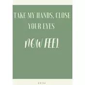 Take My Hands, Close Your Eyes - Now Feel