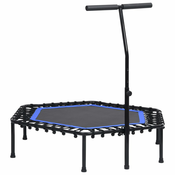 vidaXL Fitnes trampolin z ročajem 122 cm