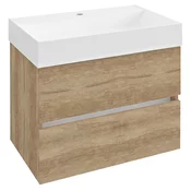 ODETTA Vanity Unit 67x50x43,5cm, hrast Alabama - Rjava - 67x50x43,5 cm - Sapho - ODETTA - 24 - MDF/laminat - 670 - 500 - 435 - 14