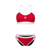 ARENA Bikini ICONS češnjevo rdeča/bela