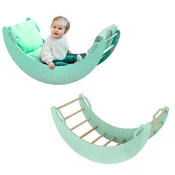 Monkey Gym Lesena gugalnica Moon green, (5000077007)