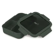 Škatla za malico z odstranljivim predelkom Matte Green 1,32L 55023