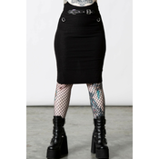Ženski suknja KILLSTAR - Warbird Pencil Skirt - Crno - KSRA004032