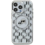 Karl Lagerfeld KLHMP16LHMCKMHT iPhone 16 Pro 6.3 transparent IML Monogram KarlChoupette Head MagSafe (KLHMP16LHMCKMHT)