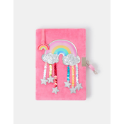Monsoon Children Sveska Rainbow Lockable, Roze