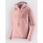 Patagonia Airshed Pro P/O ženski pulover s kapuco fuzzy mauve