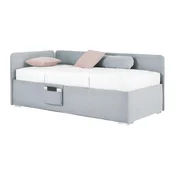 KREVET REMI 90/200 cm , sivo-plava