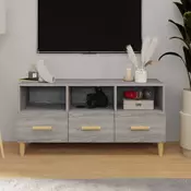 TV ormaric boja sivog hrasta sonome 102 x 36 x 50 cm drveni