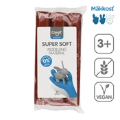 Masa za modeliranje Creall Super Soft 500 g - rjava