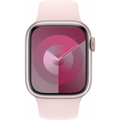 APPLE pametni sat Watch Series 9 Aluminium 41mm GPS, Pink (Sport Band, Light Pink)