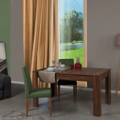 Hanah Home Trpezarijski sto Bois 78x150x90cm Orah