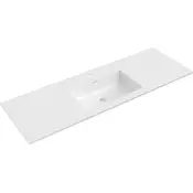 Mexen Otis umivalnik, vgrajen v pult 141 x 46,5 cm, bela sijaj - 25181400