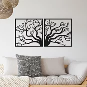 Atelier Del Sofa Zidna dekoracija Tree, 100x50 cm, 1.5 mm, Crna