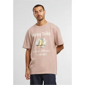 Mens T-shirt Money Talks Oversize pink