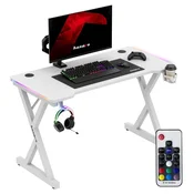 Huzaro Hero 2.3 RGB Gaming miza, 120x60 cm, bela