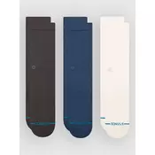 Stance Icon 3 Pack Socks charcoal