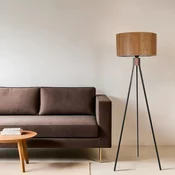 Aberto Design Podna lampa Fisco 01, 155 cm, E27, Crna