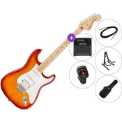 Fender Squier Affinity Series Stratocaster FMT SET 2 Sienna Sunburst Električna kitara