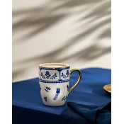 Madame Coco Šolja Reve Bleu Lori, 360 ml, Plavo-bela