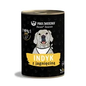 PAKA ZWIERZAKA Seventh Heaven puran z jagnjetino - mokra hrana za pse - 400g