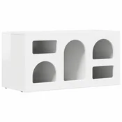 Vidaxl TV omarica ELST 80 x 35 x 40 cm Visok sijaj bela