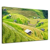 shumee Platno s tiskom Narava Kmečke terase 120x80 cm