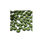 Štras perla 4 mm tamno zelena
