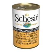Konzervirana tuna in sardine SCHESIR v želeju 140g