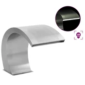 Fontana za bazen s LED svjetlima nehrdajuci celik 30x60x45 cm
