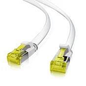 helos Patchkabel Cat.6a Ultraflach U/FTP AWG 32 weiss 5,0m