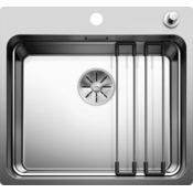 Blanco pomivalno korito ETAGON 500-IF/A InFino INOX 18/10, pribor inox nosilci, z daljin. prim.