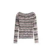 Desigual Pulover kremna/siva/antracit/staro roza