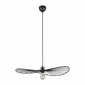 Mat črna viseča svetilka o 60 cm Chapeau – Trio