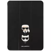Karl Lagerfeld KLFC12OKCK iPad 12.9 Pro 2021 Book Cover black Saffiano Karl Choupette (KLFC12OKCK)