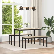 vidaXL klop Sonoma 110 x 35 x 45 cm Konstruiran les