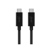 Belkin Belkin USB 2.0 Prikljucni kabel [1x Muški konektor USB-C™ - 1x Muški konektor USB-C™] 1 m Crna utikac primjenjiv s o