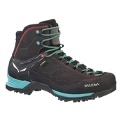 Salewa MTN Trainer Mid GTX Ženski pohodniški čevlji, črni/modri, vel. 36