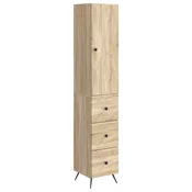 vidaXL Set omar 2 pcs Sonoma hrast 34,5 x 34,5 x 90 cm Inženirski les