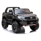 Licenciran avto na akumulator Toyota Hilux 4x4 - dvosed - črn/lakiran