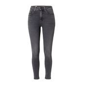 LEVIS Kavbojke 721 HIGH RISE SKINNY GREYS, črna