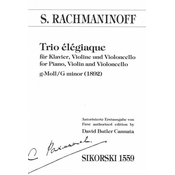 RACHMANINOFF:TRIO ELEGIAQUE G-MOLL