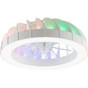 Brilliant - LED RGBW Stropni ventilator z lučjo FANORA LED/30W/230V + Daljinski upravljalnik