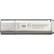 Kingston IronKey Locker+ 50/128GB/USB 3.1/USB-A/Srebrna