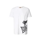 LONSDALE Majica Dereham črna / bela