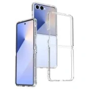 +Class Acrylic silikonska maska za Samsung Galaxy Z Flip 7 prozirna