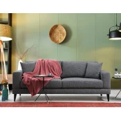 Atelier del Sofa Trosed na razvlacenje Nordic 90x85x210cm Tamnosivi