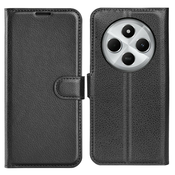 Etui Litchi za Xiaomi Redmi 14C - črn